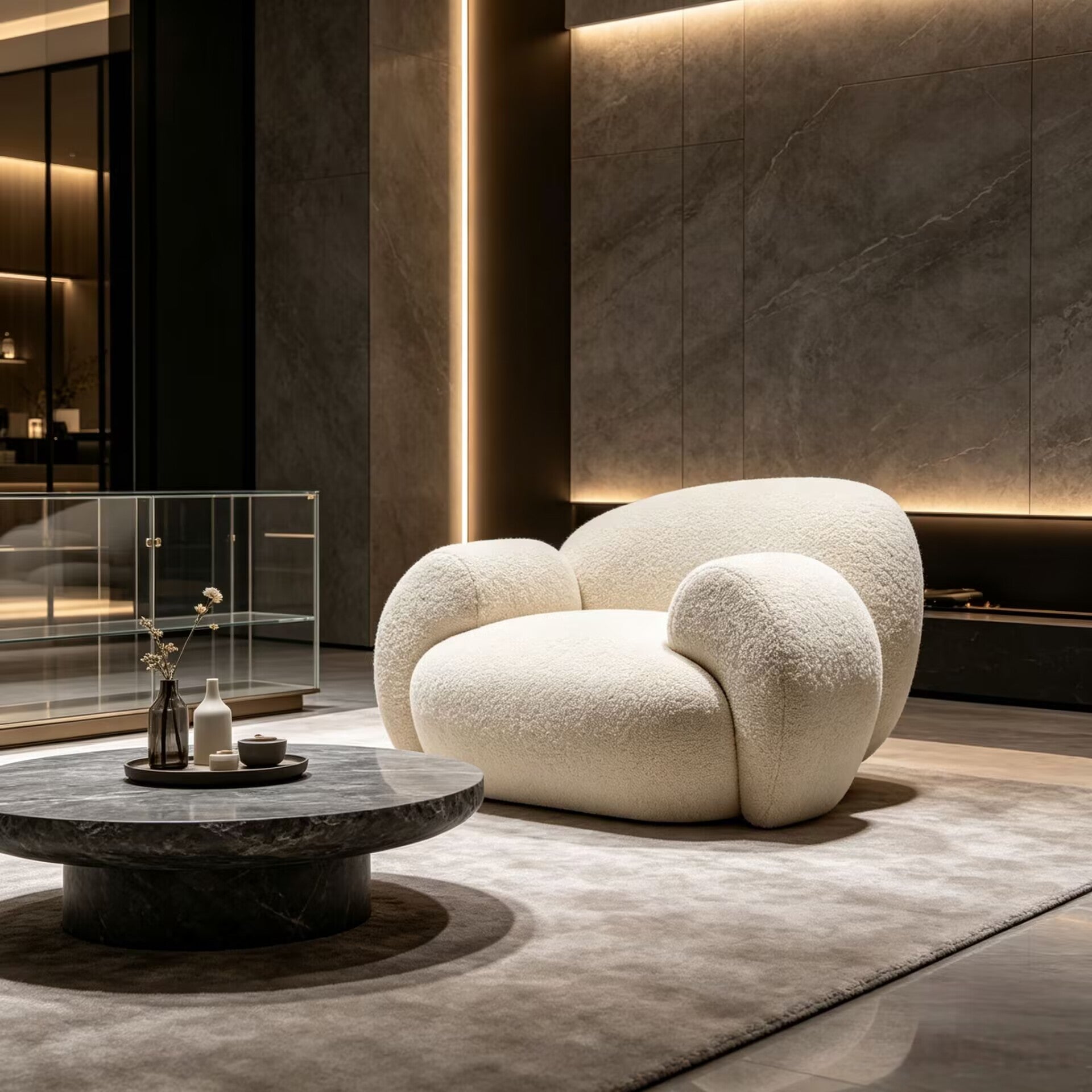 Mochi High Quality Italian Upscale Fabric Customize Sofa Chair