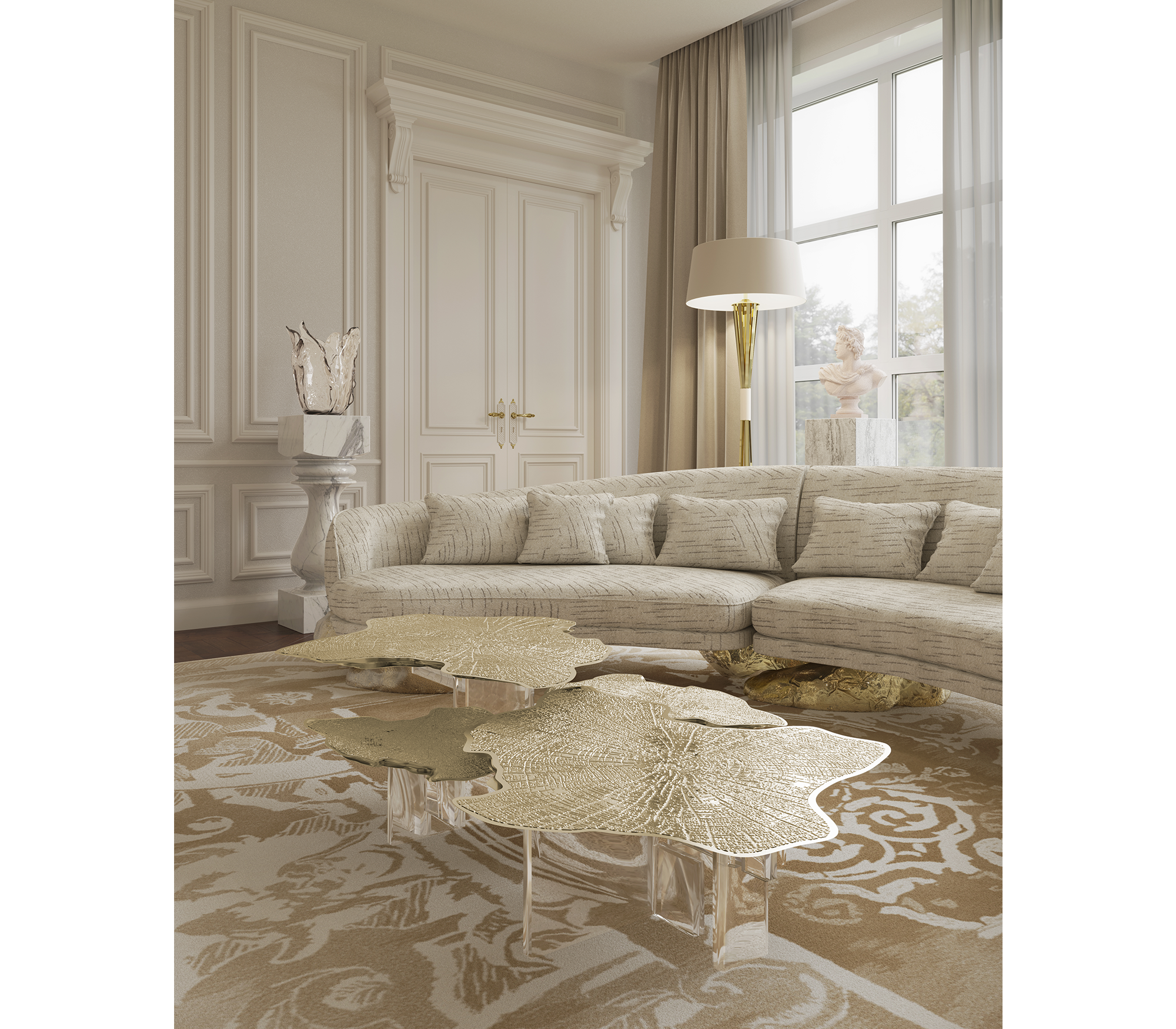 MONET METAL ECHING PROCESS CENTER TABLE