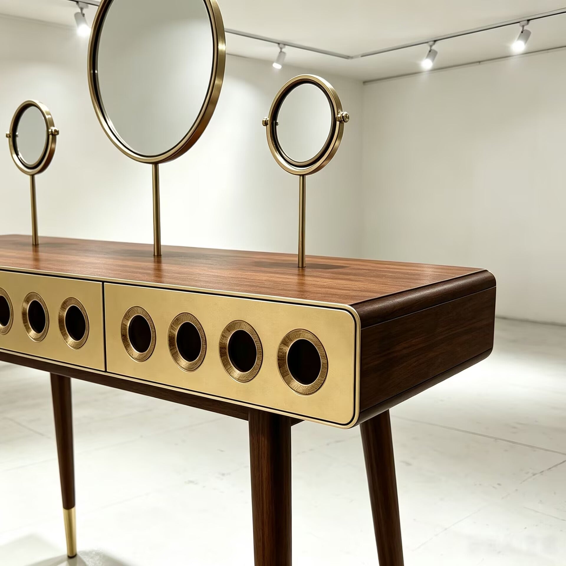 Monocles Modern Luxurious Simple Solid Wood Dressing Table