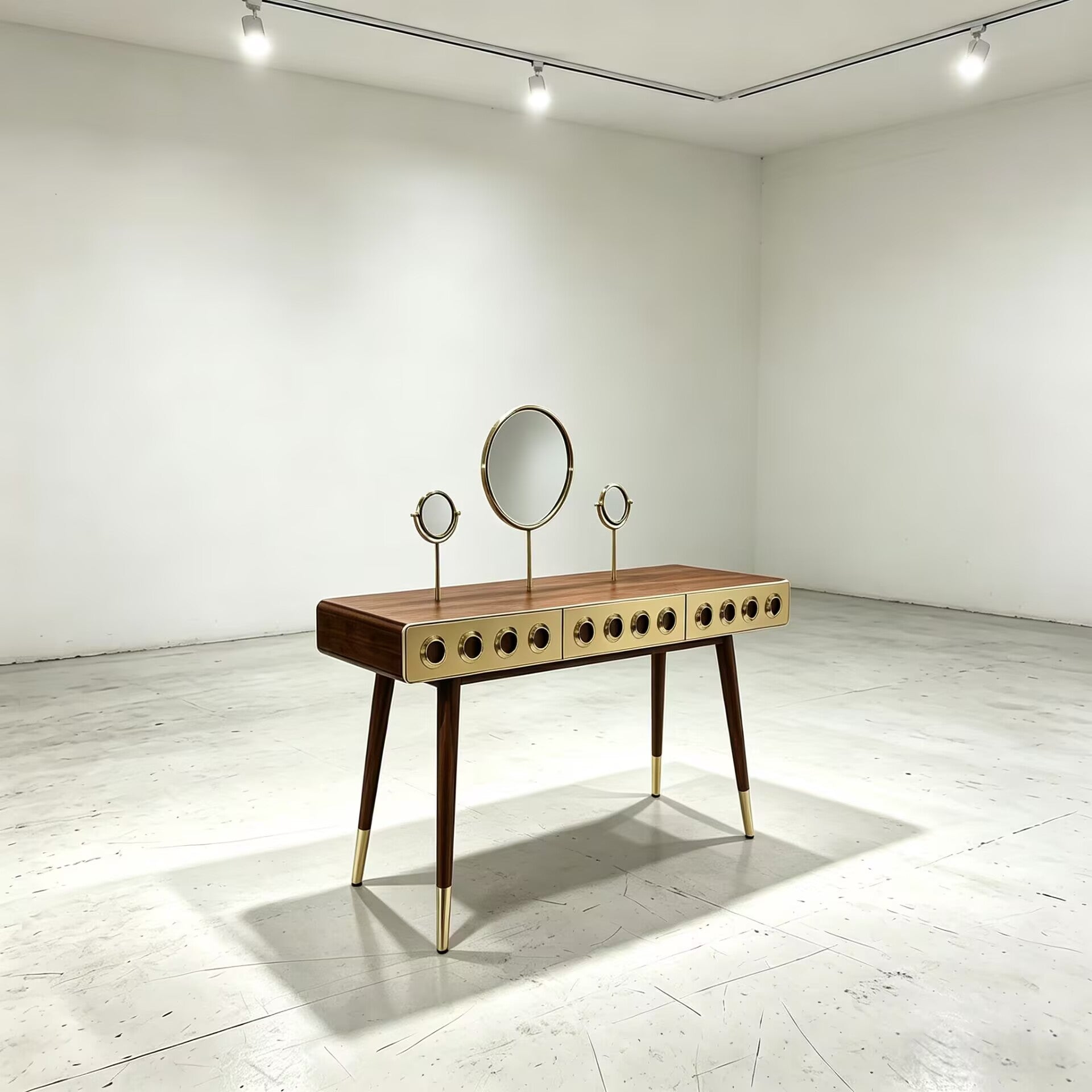 Monocles Modern Luxurious Simple Solid Wood Dressing Table