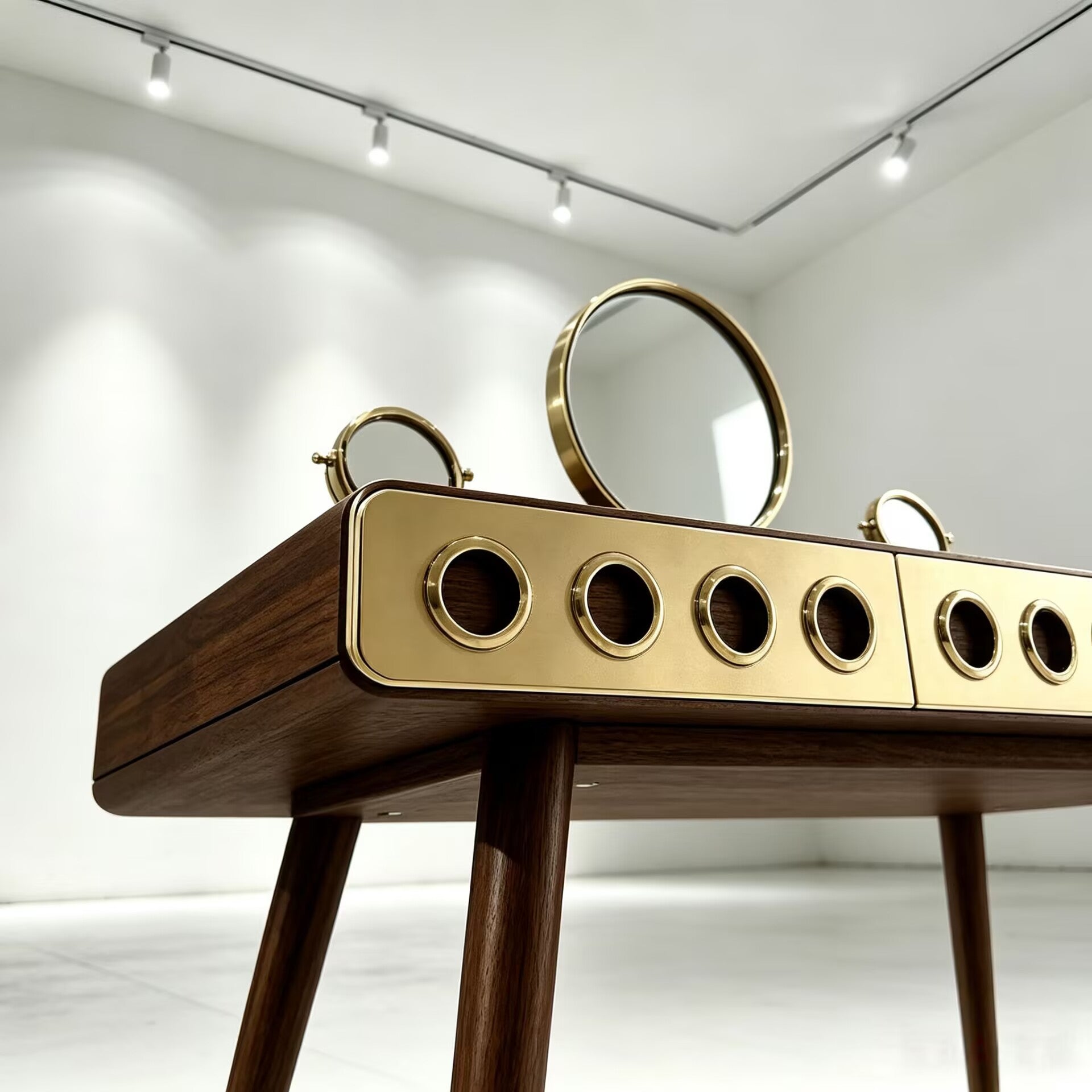 Monocles Modern Luxurious Simple Solid Wood Dressing Table