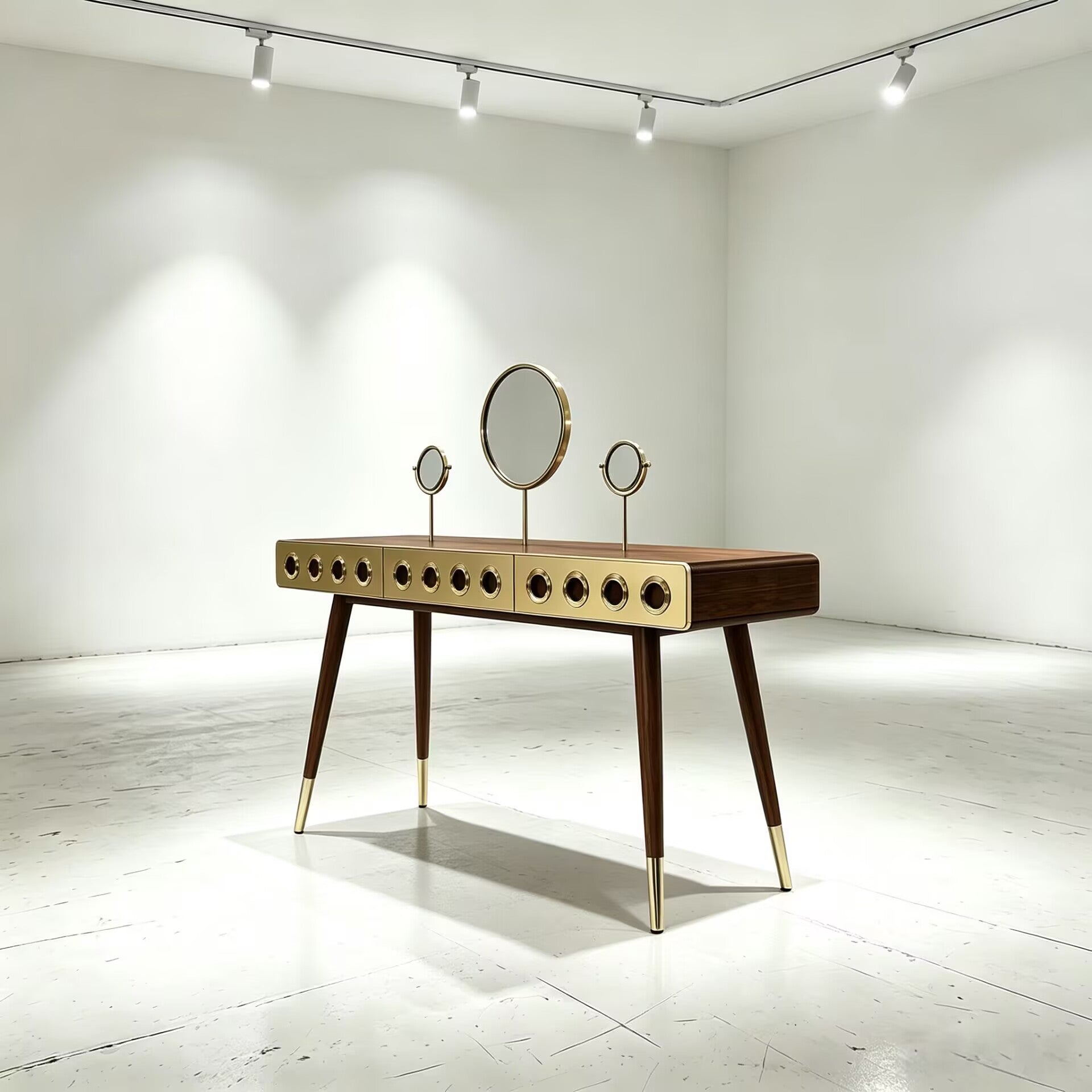 Monocles Modern Luxurious Simple Solid Wood Dressing Table