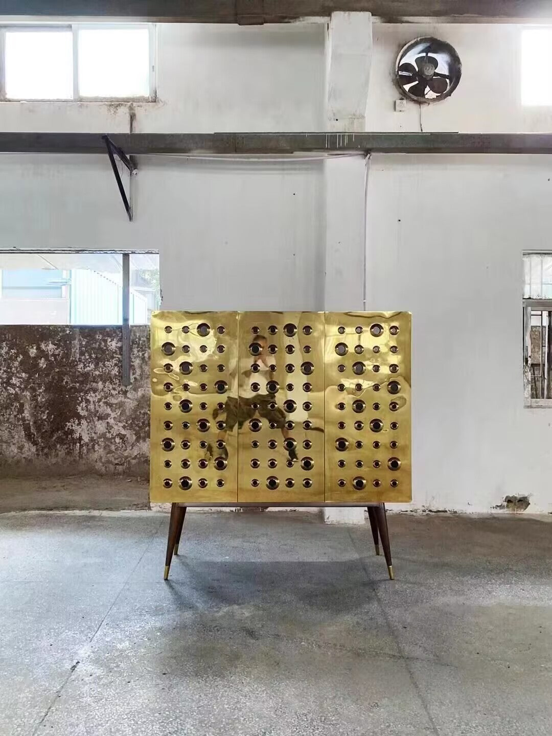 Monocles Luxury Unique Creativity Stainless Steel Customize Sideboard