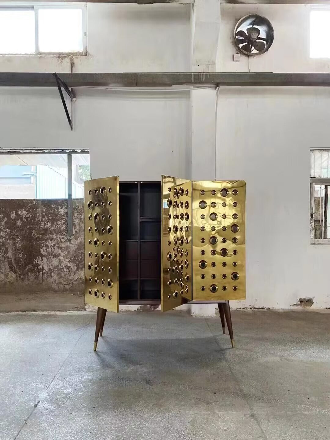 Monocles Luxury Unique Creativity Stainless Steel Customize Sideboard