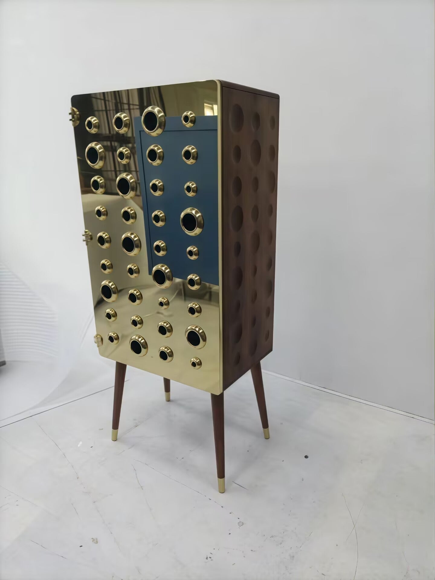Monocles Living Room Designer High-End Stainless Steel Sideboard