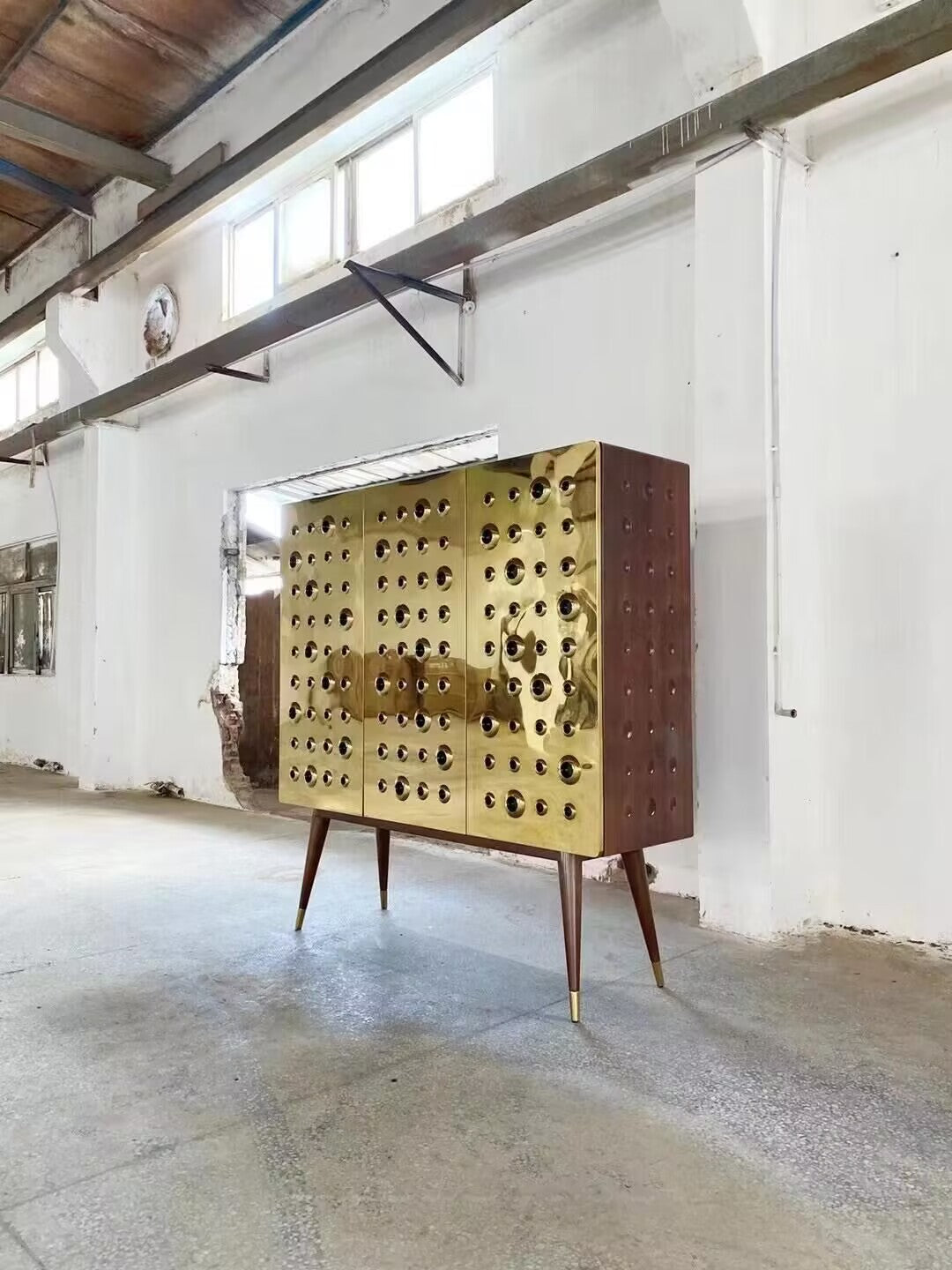 Monocles Luxury Unique Creativity Stainless Steel Customize Sideboard
