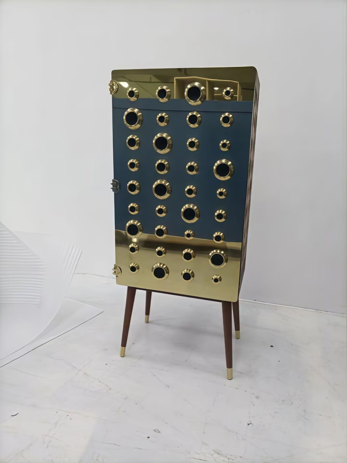 Monocles Living Room Designer High-End Stainless Steel Sideboard