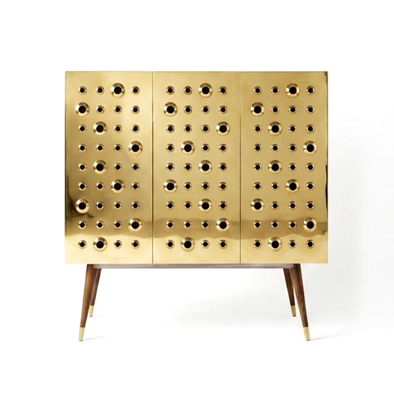 Monocles Luxury Unique Creativity Stainless Steel Customize Sideboard