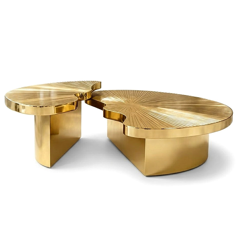 Myth Luxurious Living Room Combination Stainless Steel Coffee Table