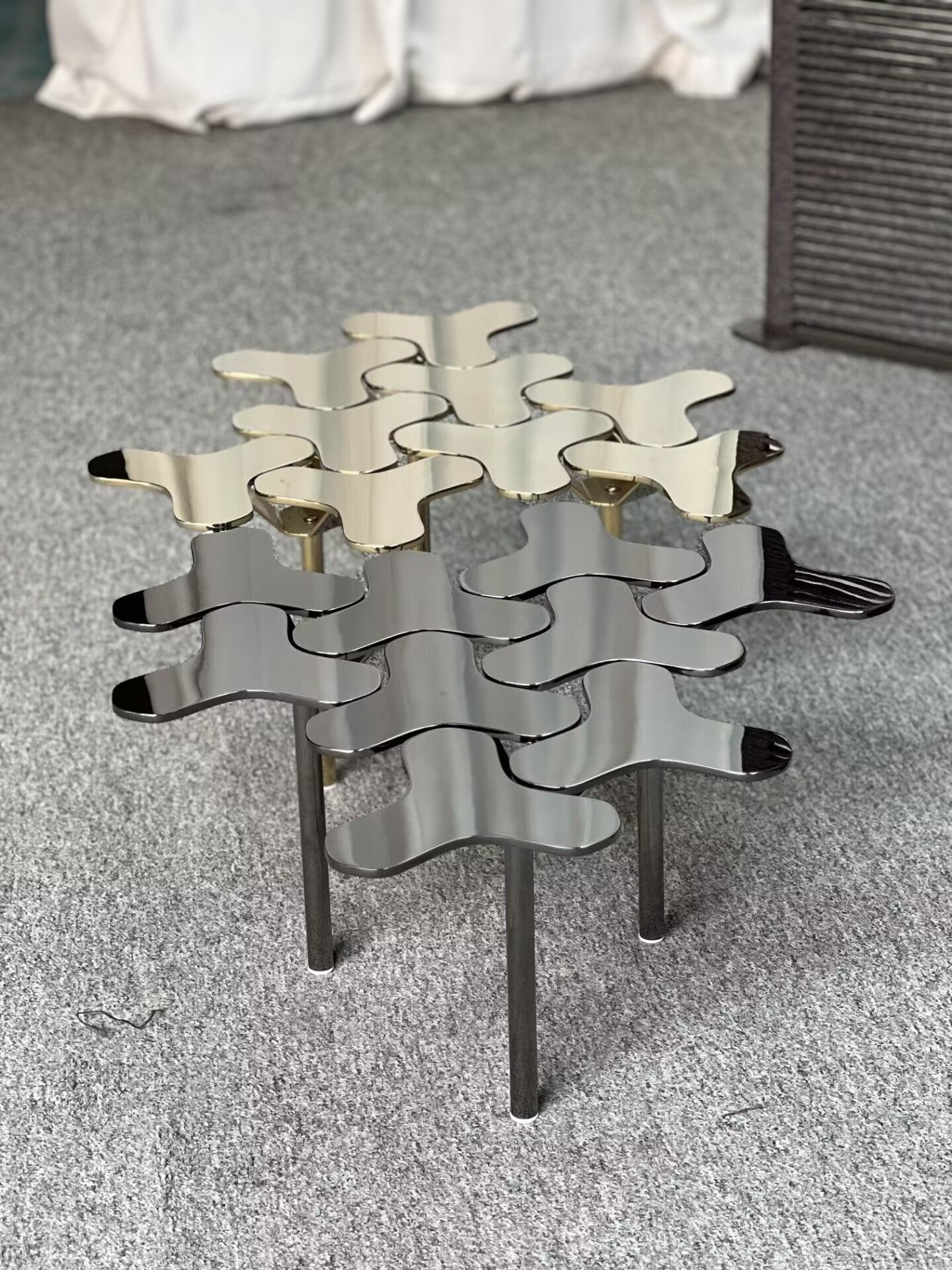 Nanook Modern Creativity Minimalism Stainless Steel Side Table