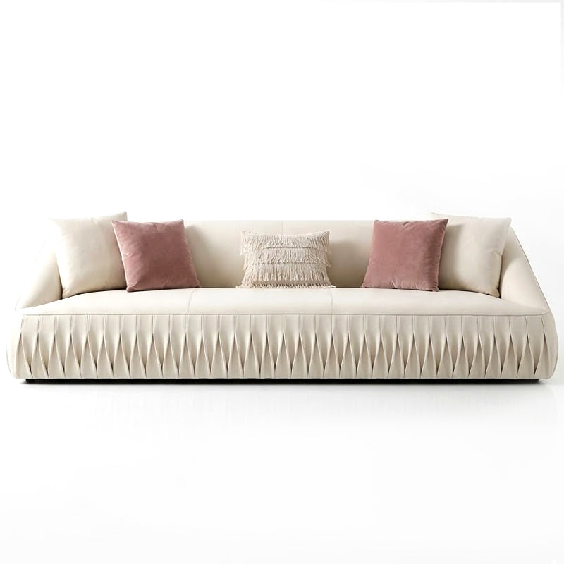 Nest Italian Living Room High-End Genuine Leather Customize Sofa