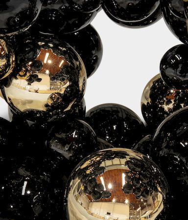 Luxury black gold NEWTON CENTER TABLE