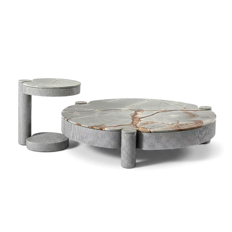 Nora Living Room Creativity Simple Marble Combination Coffee Table
