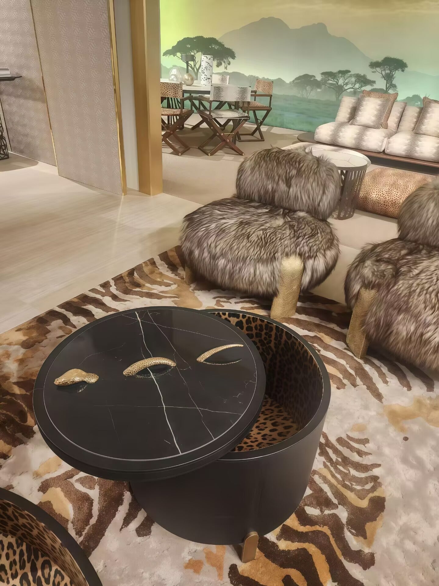 Nyoka Italian High End Living Room Marble Combination Coffee Table
