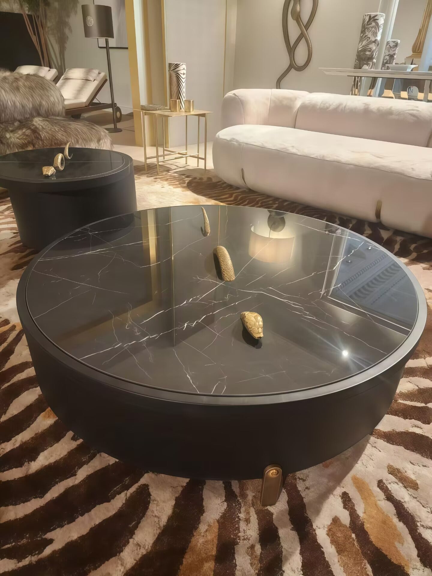Nyoka Italian High End Living Room Marble Combination Coffee Table