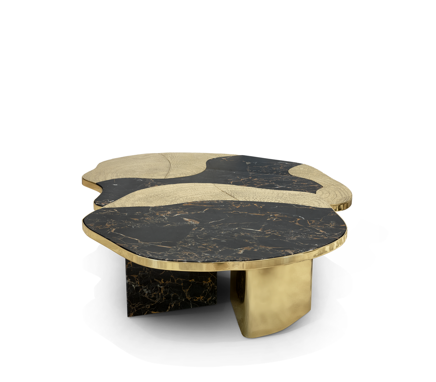 ophelia portoro marble and gold center table Versions