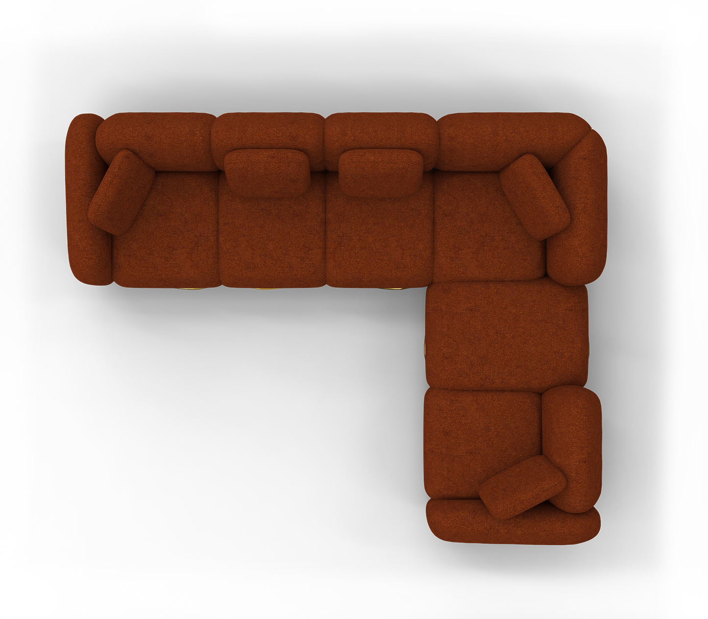OPUS MODULAR Brass base SOFA