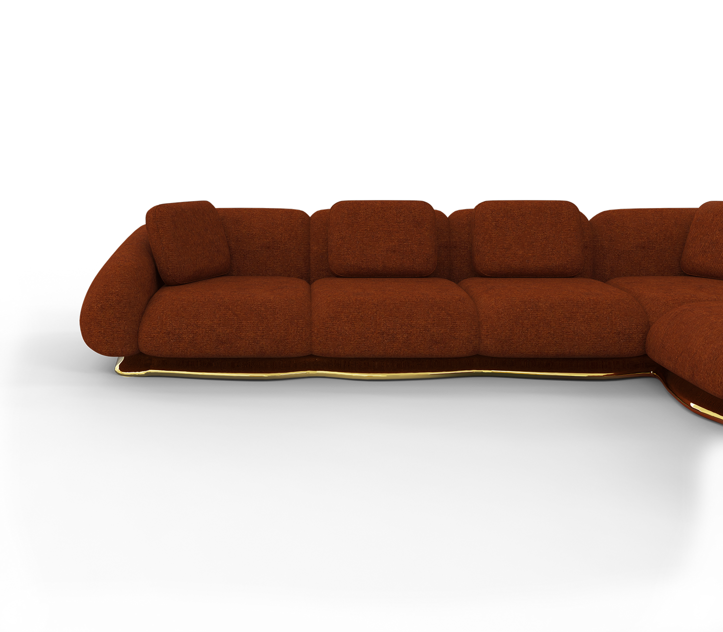 OPUS MODULAR Brass base SOFA