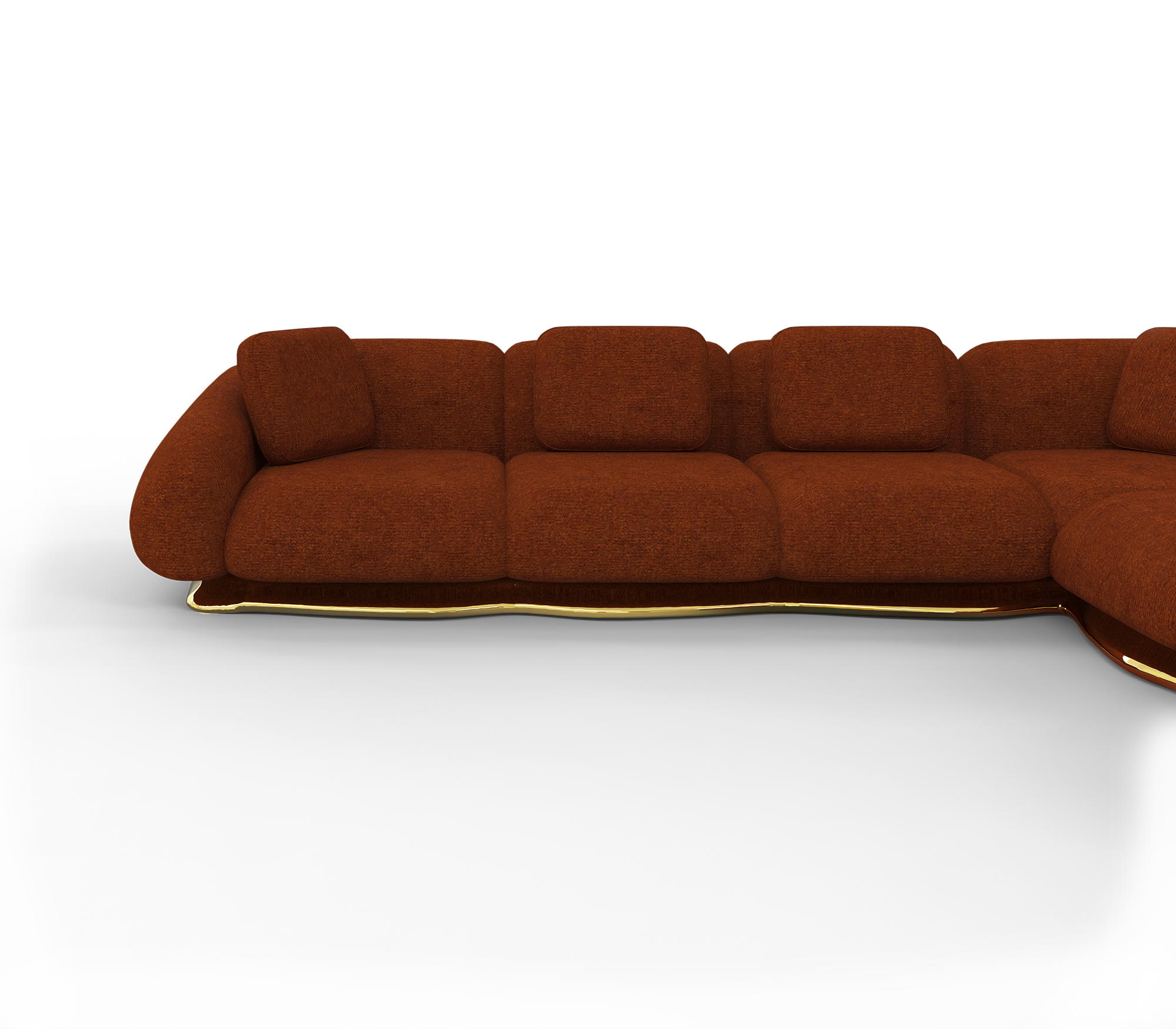 OPUS MODULAR Brass base SOFA