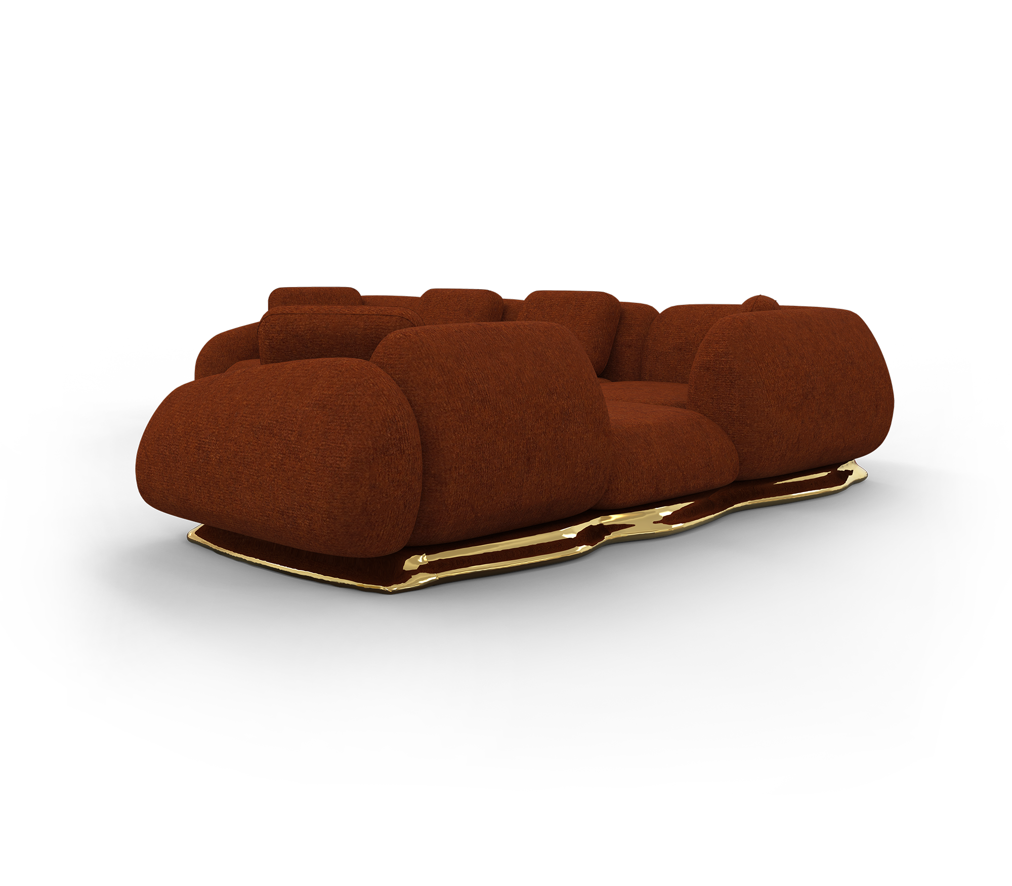 OPUS MODULAR Brass base SOFA