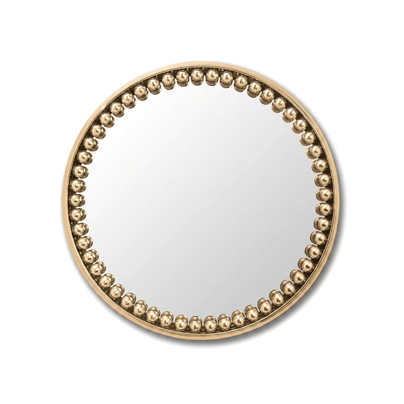 Orbis Living Room Luxurious Unique Art Metal Round Decorative Mirror