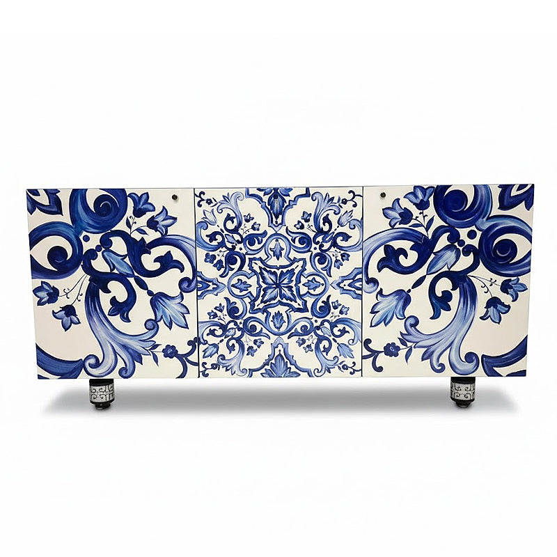 Orione Italian Minimalist Creativity Solid Wood Painted Sideboard