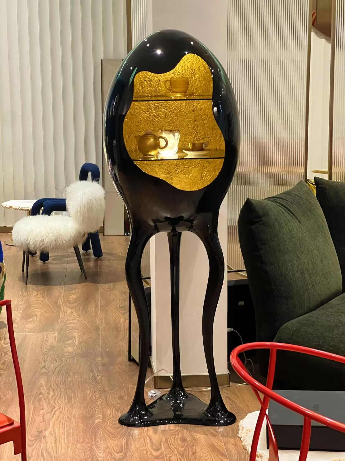 Orion Luxurious Designer Creative Irregular Decorative Wine Cabinet