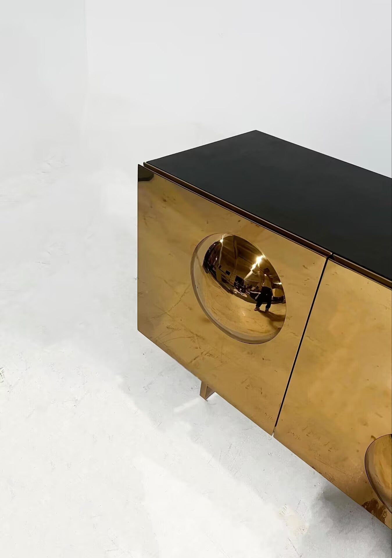 Paramount Italian Simplicity Stainless Steel Customize Sideboard