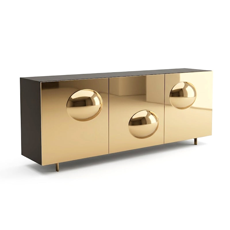 Paramount Italian Simplicity Stainless Steel Customize Sideboard