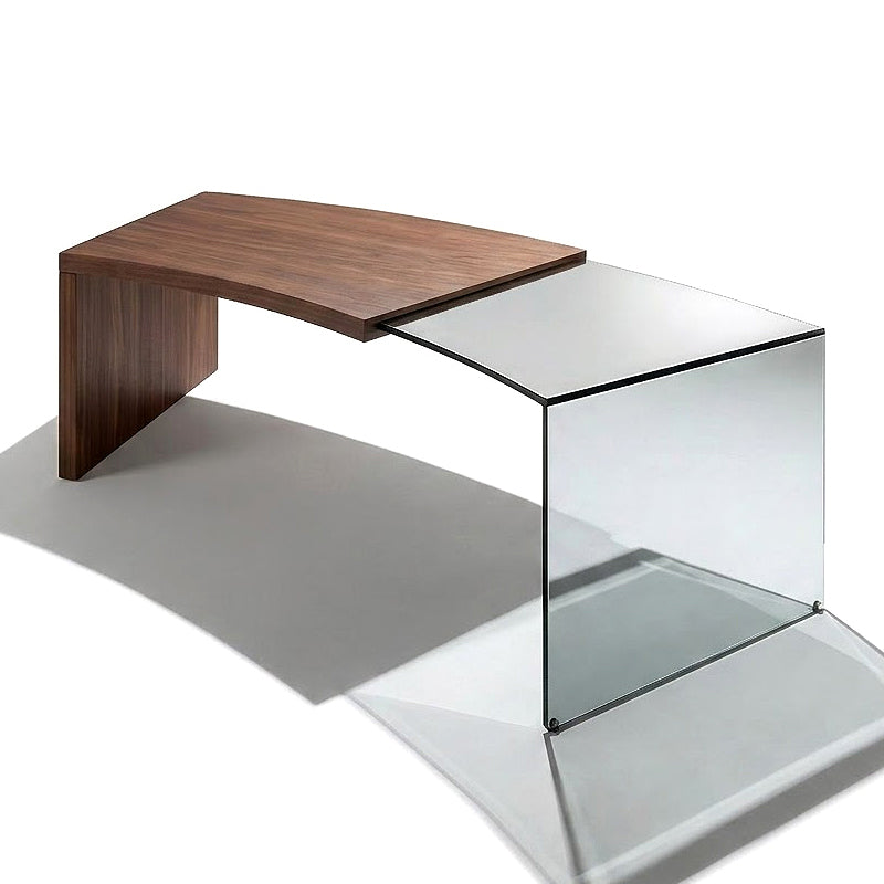 Pegaso Unique Creativity Solid Wood Simplicity Office Glass Desk