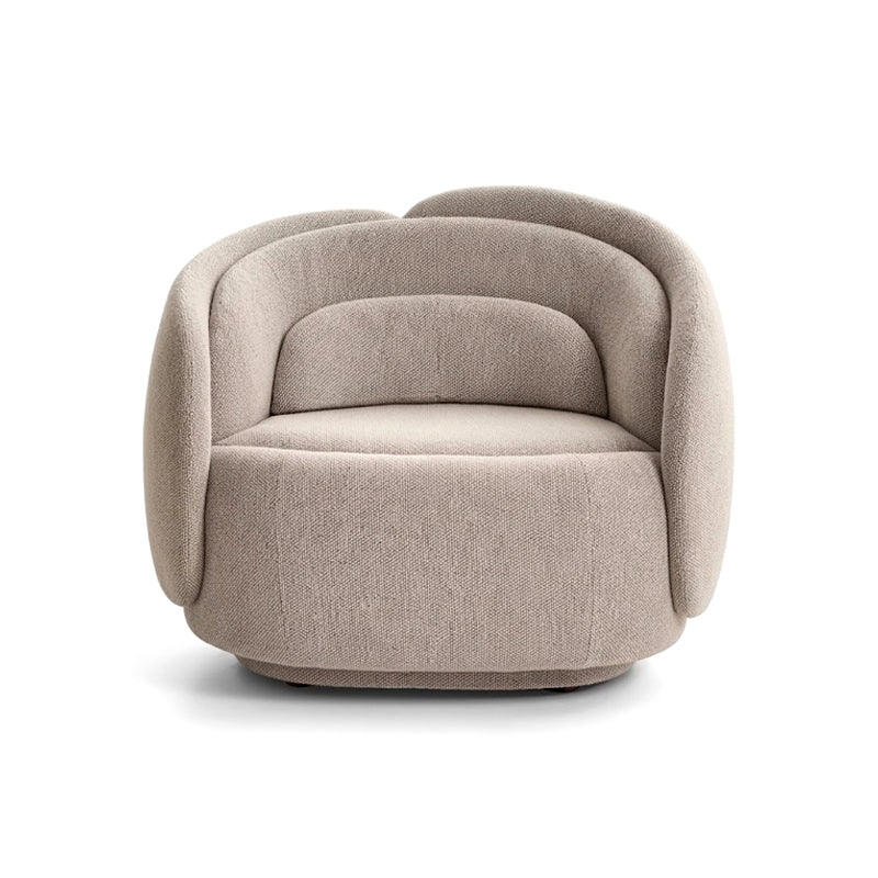 Peonia Villa Unique Creativity Irregular Petal Fabric Sofa Chair
