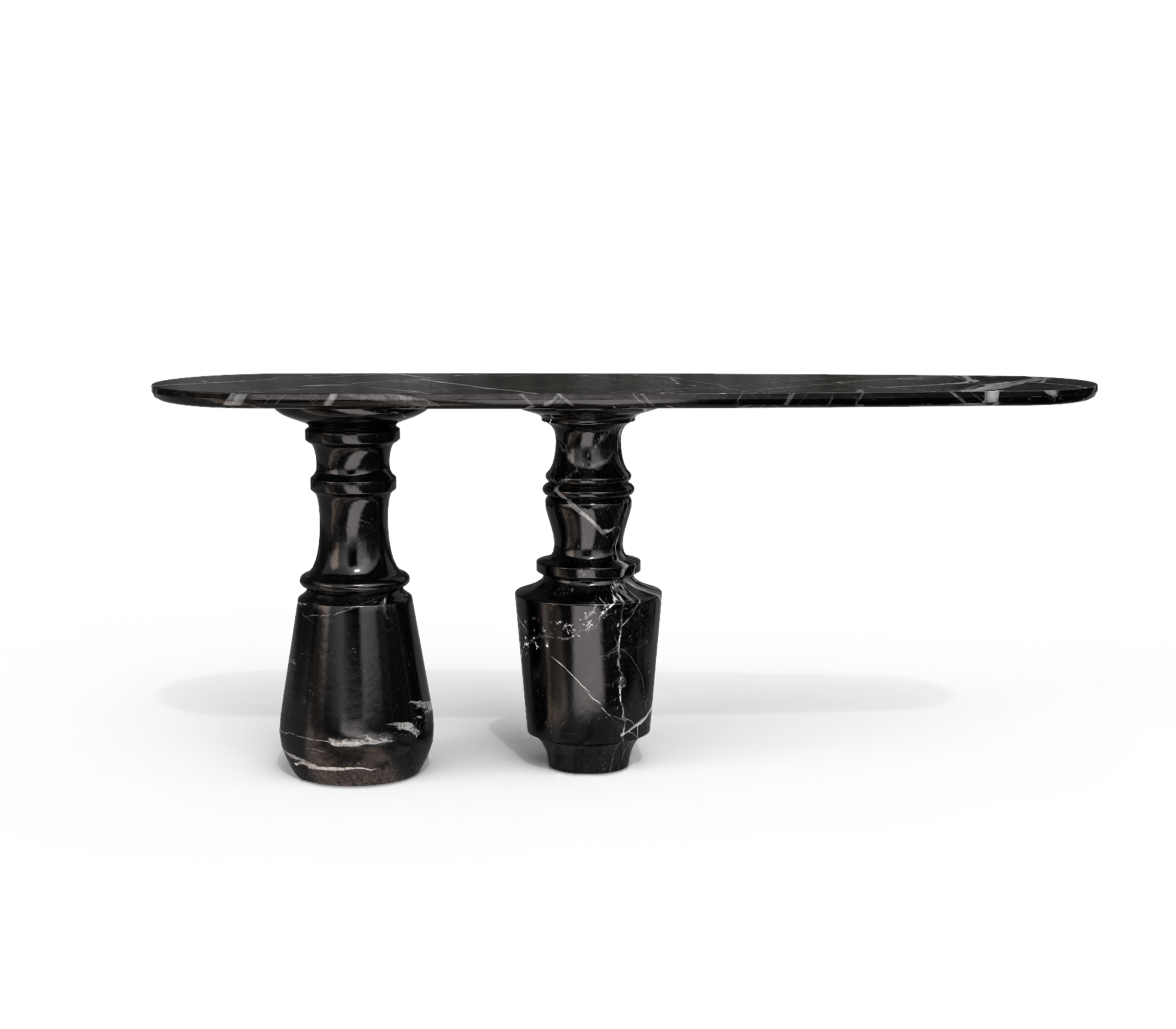 PIETRA NERO MARQUINA CONSOLE MODERN FURNITURE