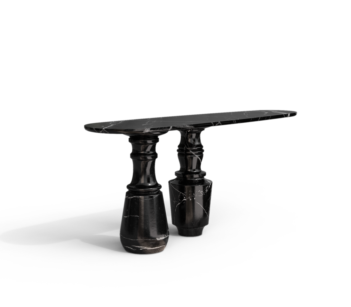 PIETRA NERO MARQUINA CONSOLE MODERN FURNITURE
