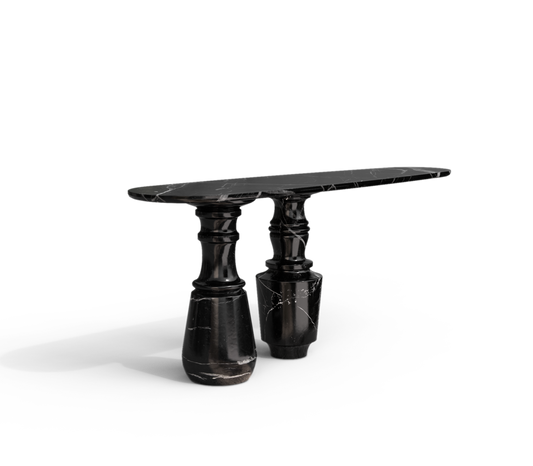 PIETRA NERO MARQUINA CONSOLE MODERN FURNITURE