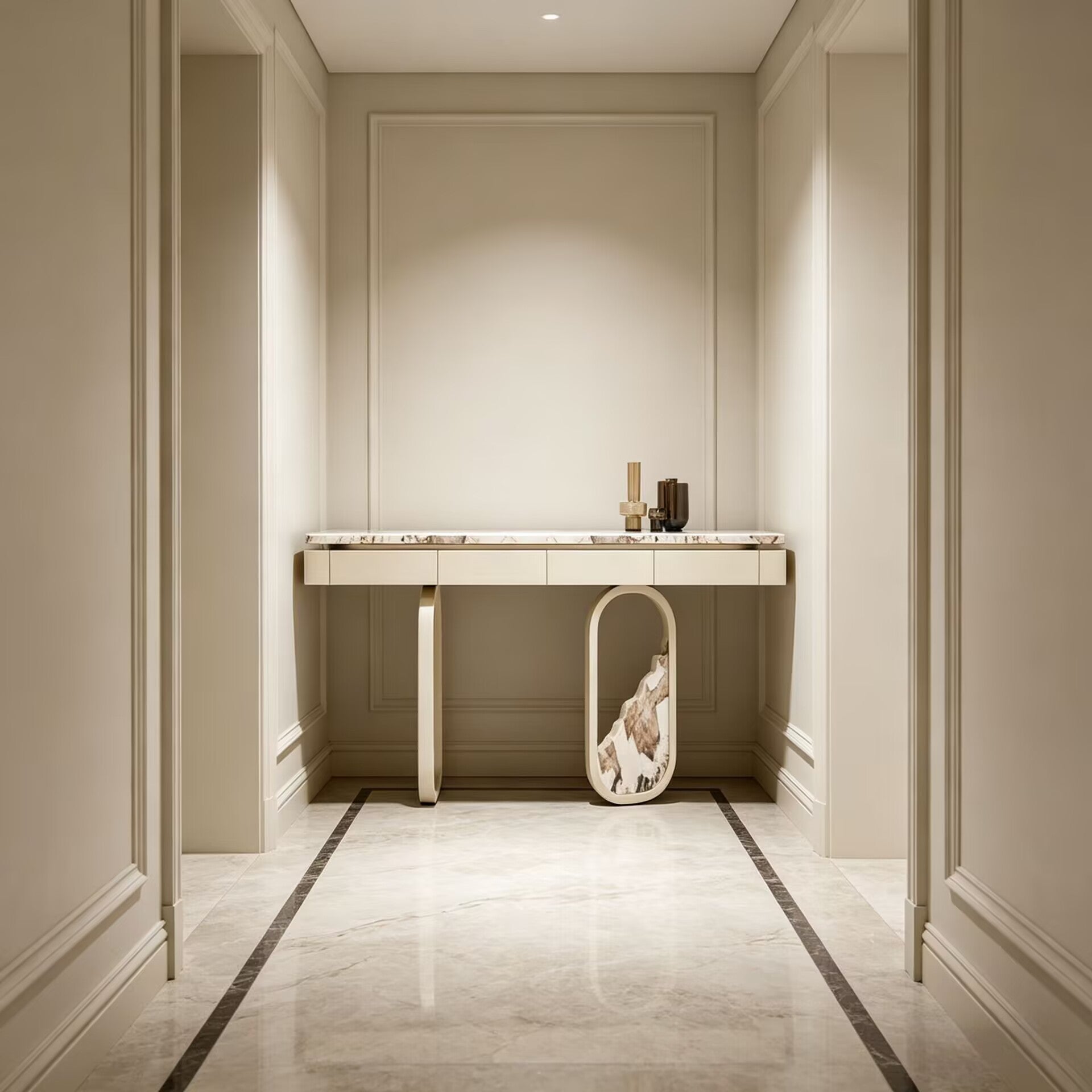 Plata Villa Living Room Designer Marble Customize Entryway Cabinet