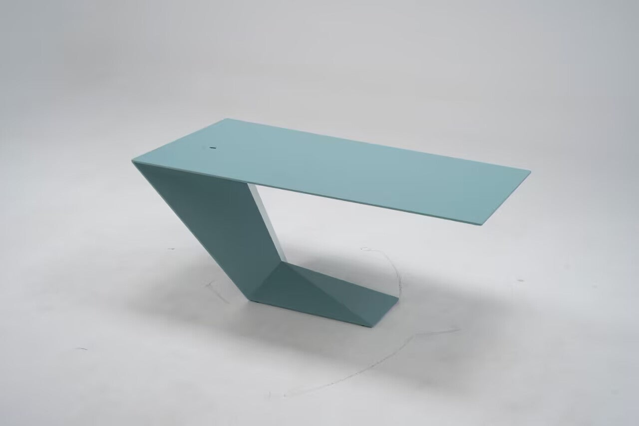 Prismo Modern Upscale Designer Artistic Solid Wood Writing Desk