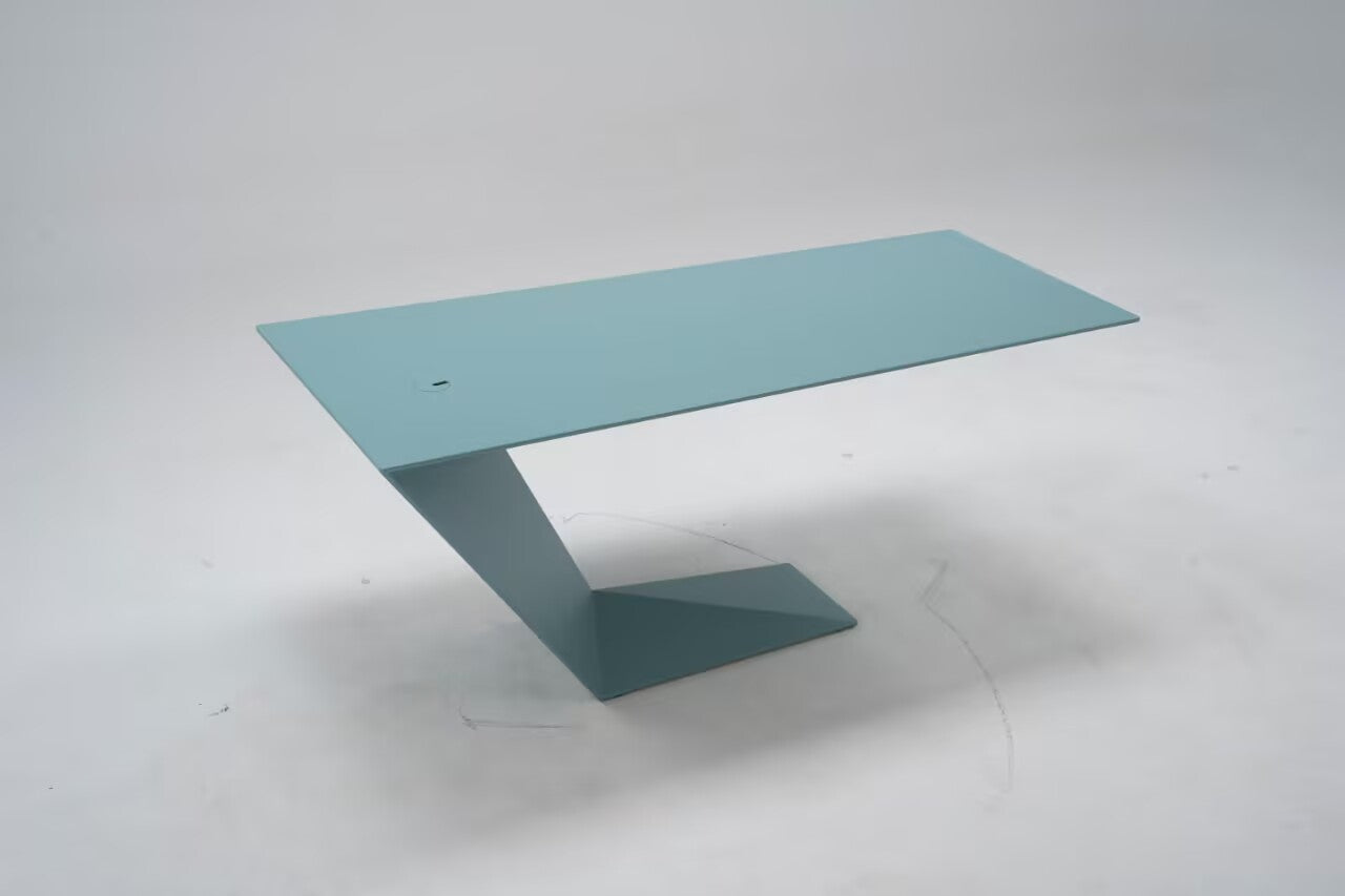 Prismo Modern Upscale Designer Artistic Solid Wood Writing Desk