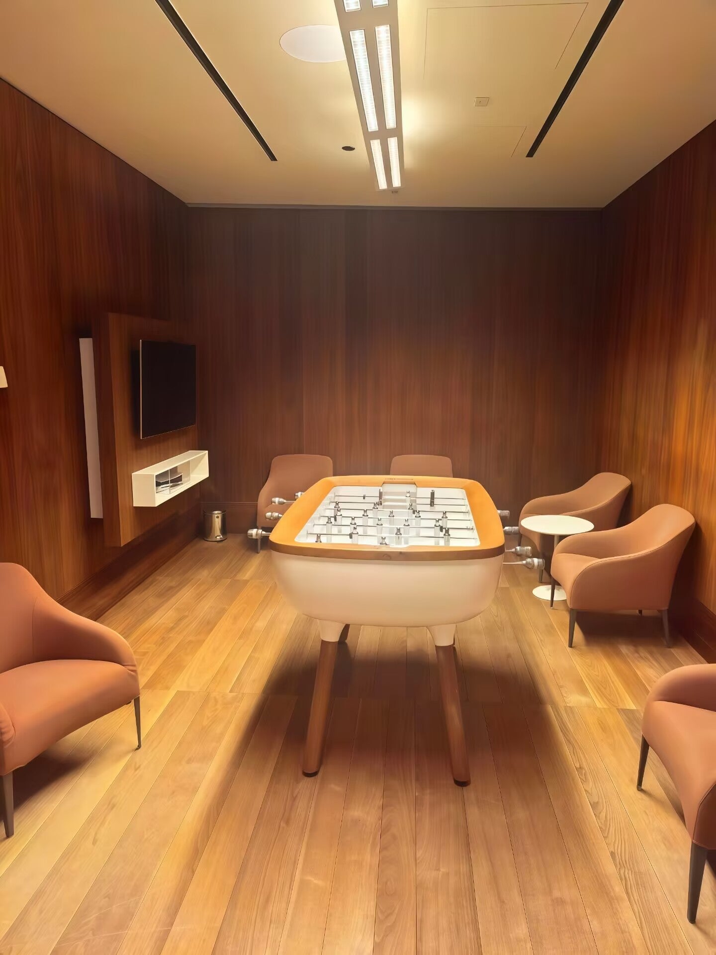 Pure Luxury Art Minimalist Solid Wood Double Football Table