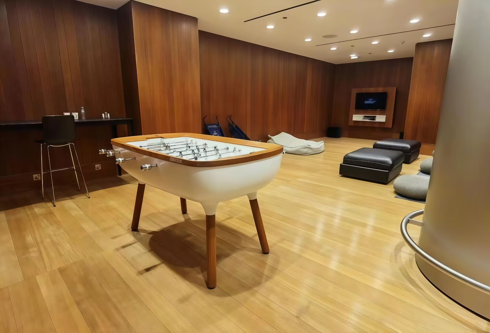 Pure Luxury Art Minimalist Solid Wood Double Football Table