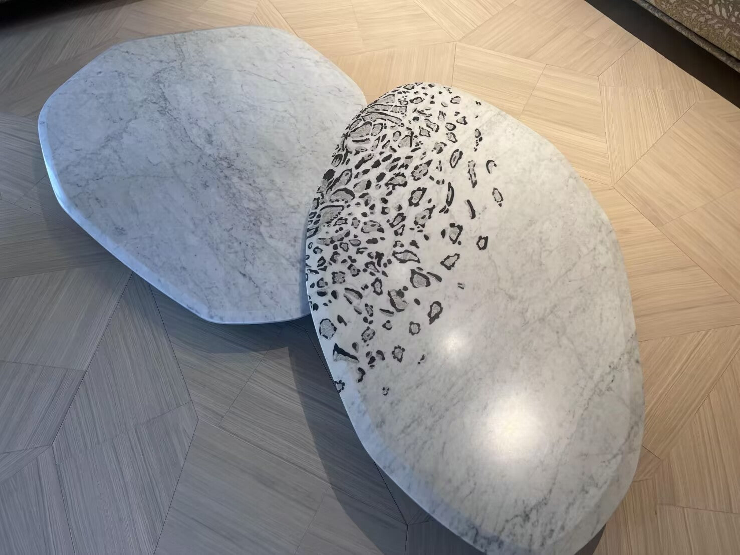 Rchi-Galite Living Room Artistic Marble Combination Coffee Table