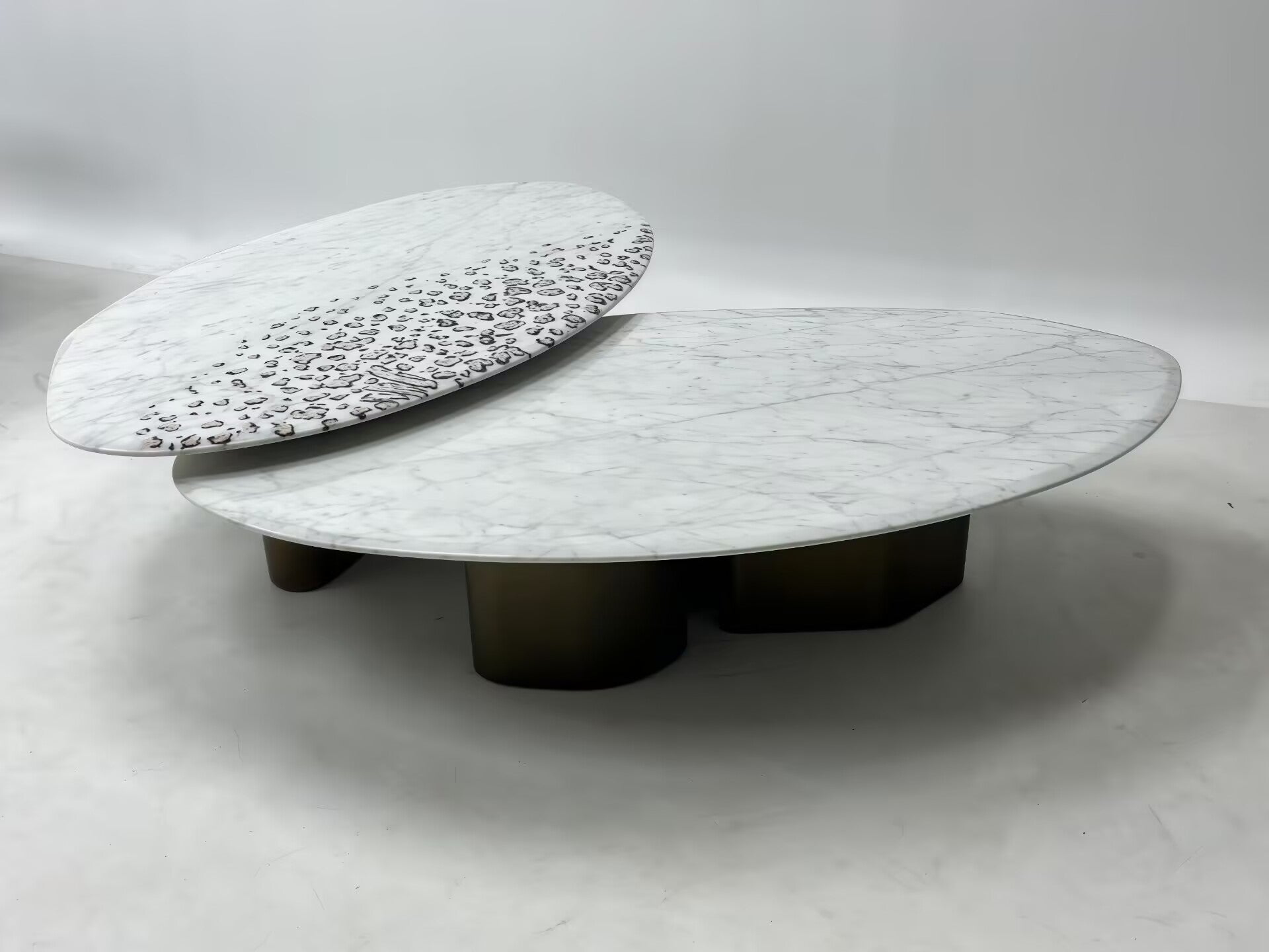 Rchi-Galite Living Room Artistic Marble Combination Coffee Table