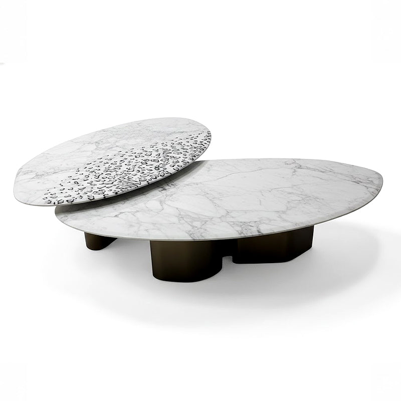 Rchi-Galite Living Room Artistic Marble Combination Coffee Table