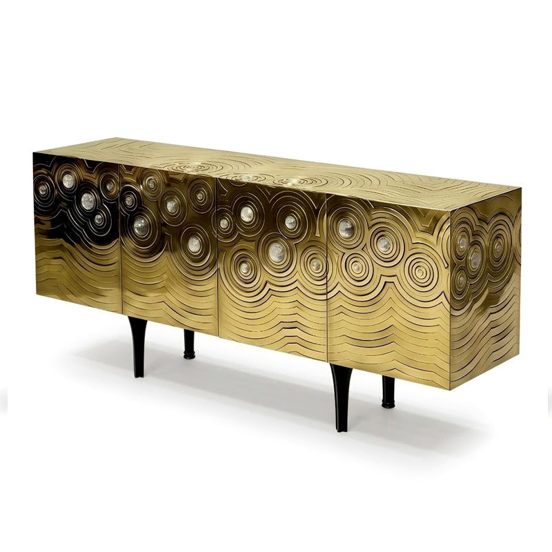 Rosanna & Paolo High Quality Luxurious Modern Metal Sideboard