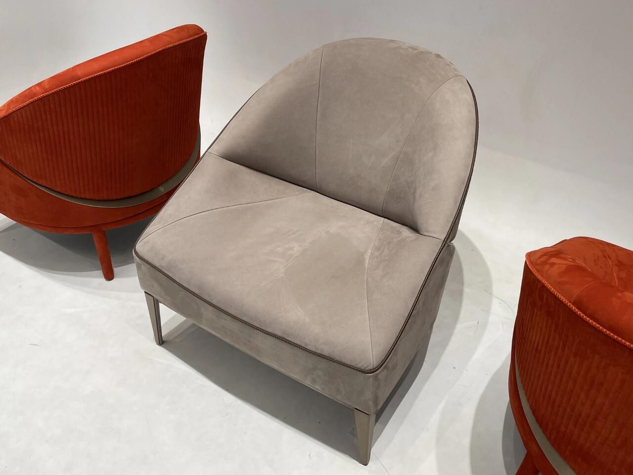 Rosemary Designer Minimalist Creative High End Backrest Armchair