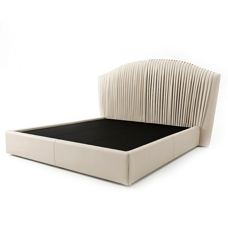 Sharpei Bedroom Designer Genuine Leather Customize Double Bed