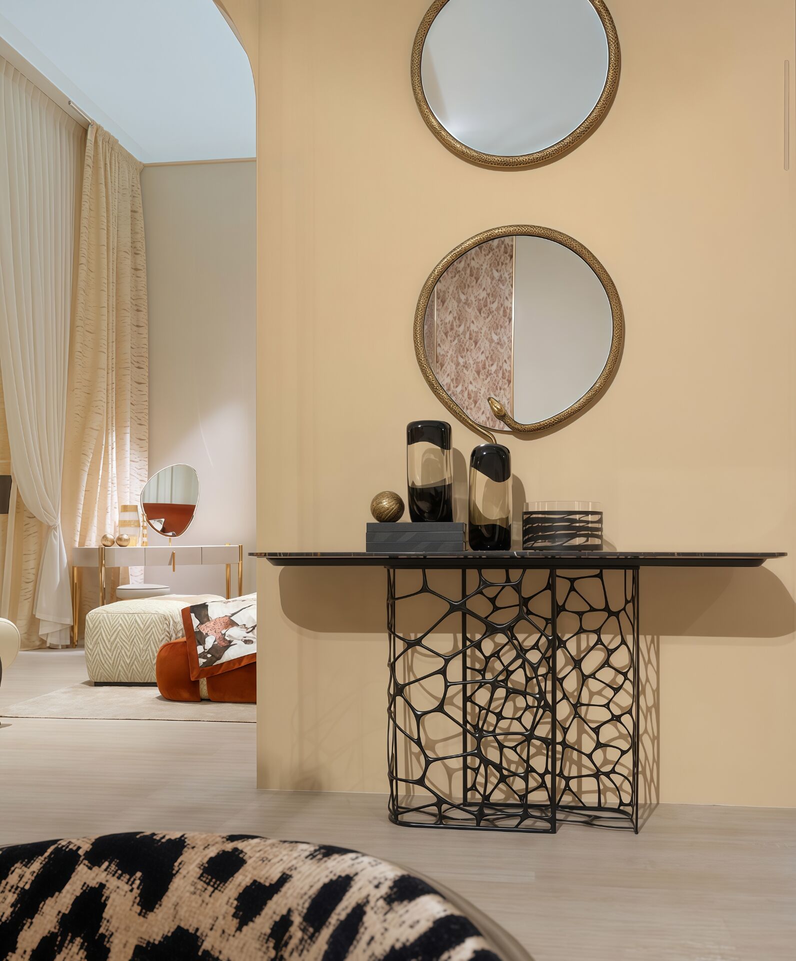 Sioraf Modern Designer Stainless Steel Customization Console
