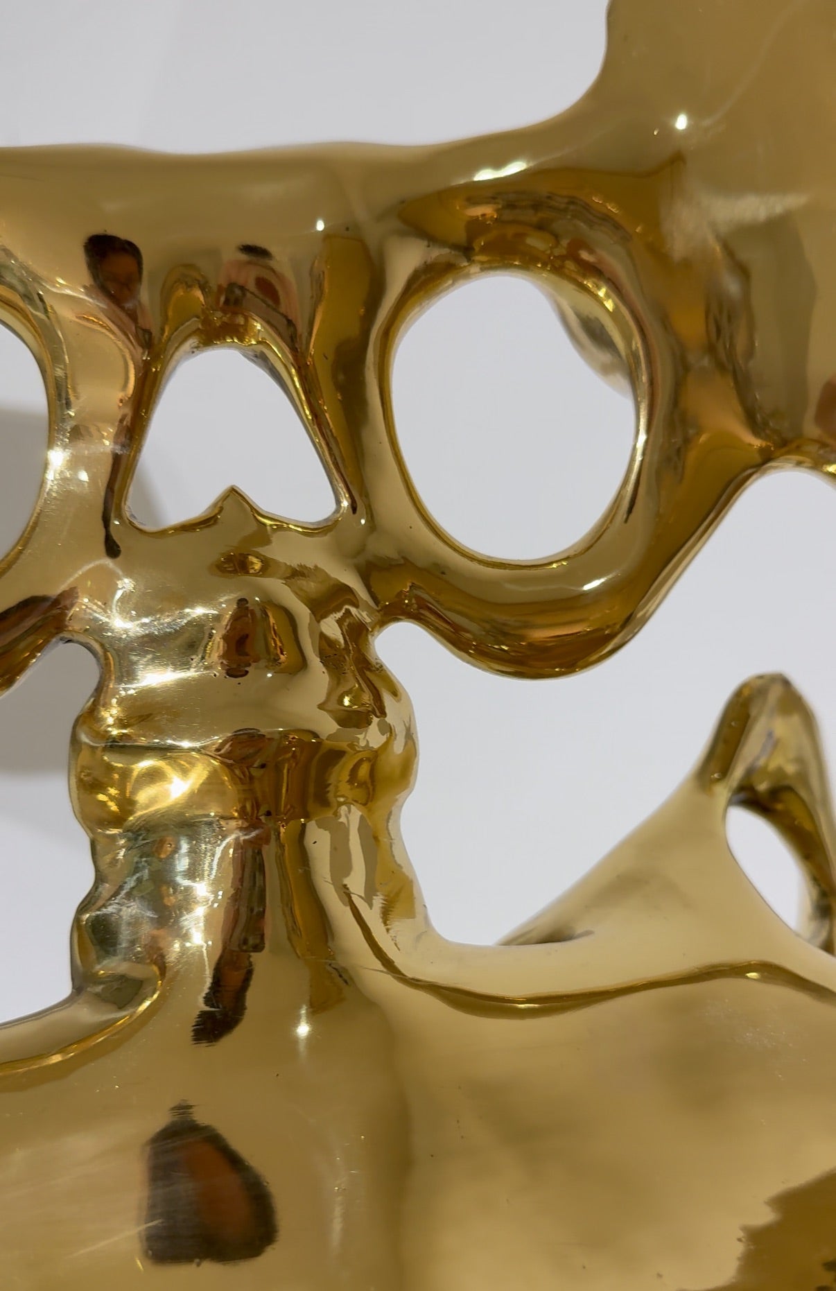 Pure copper special-shaped unique skeleton chair art furniture