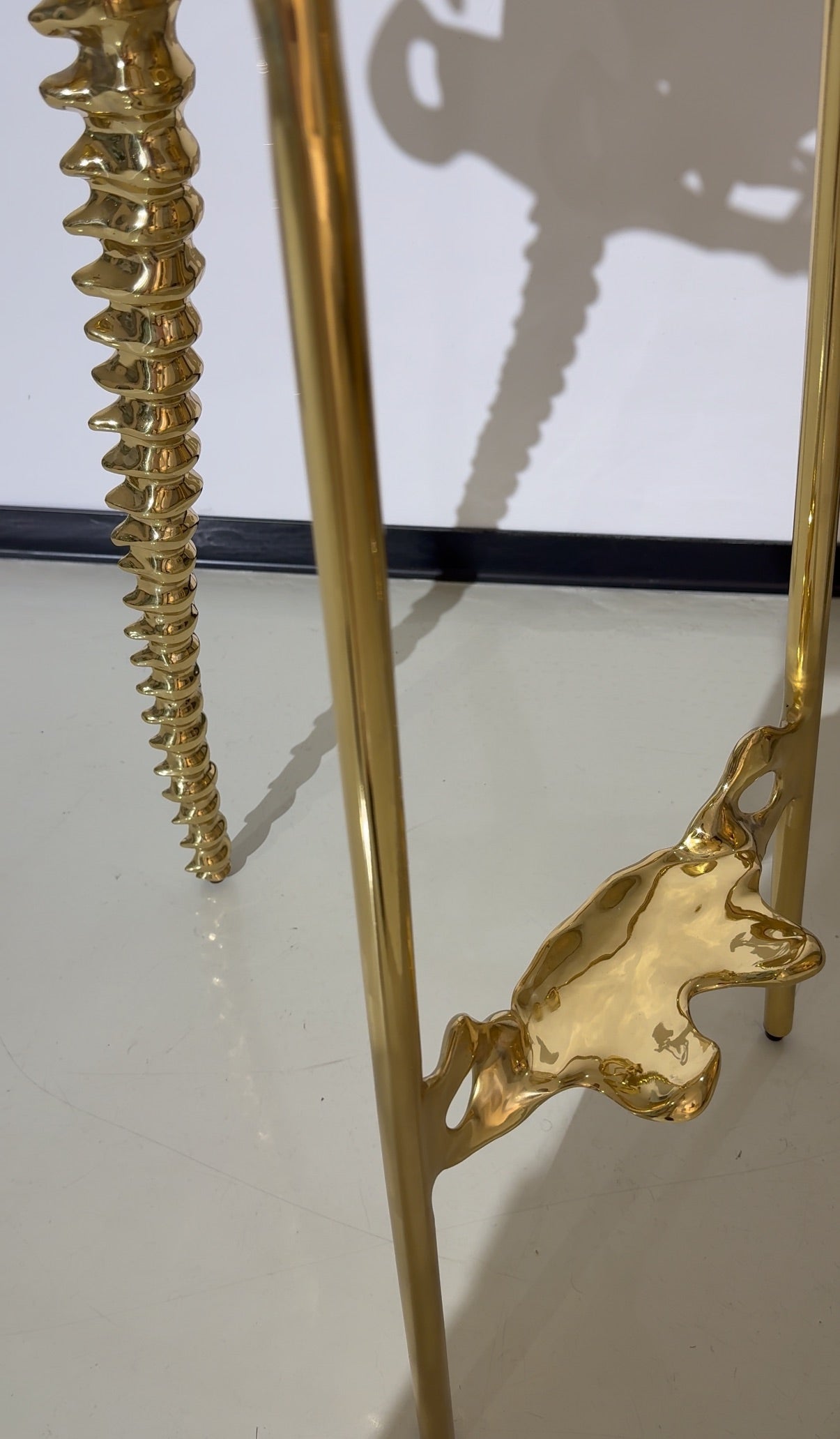 Pure copper special-shaped unique skeleton chair art furniture