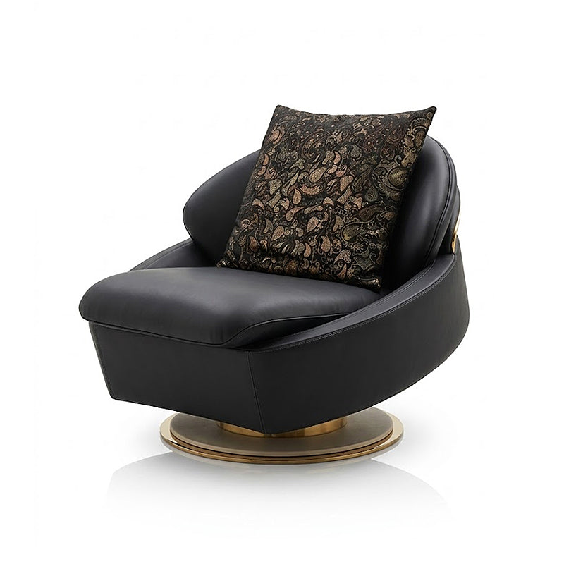 High-End Minimalism Art Customize Genuine Leather Sofa Chair
