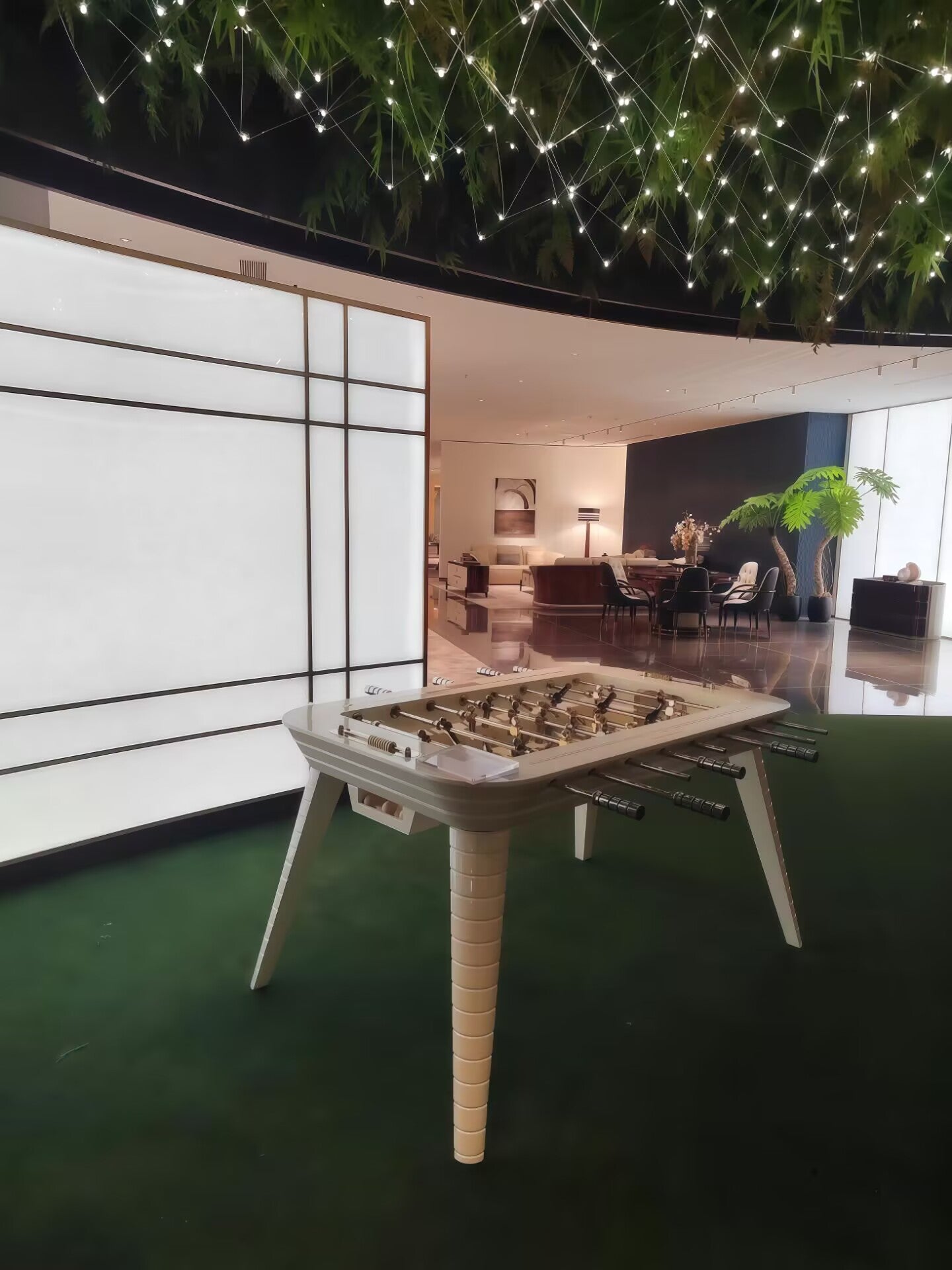 Stadium Entertainment Venues Designer Solid Wood Table Football
